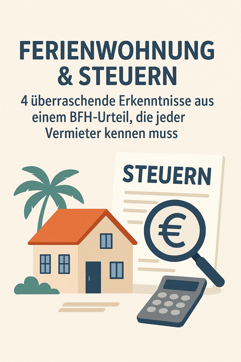 Ferienwohnung & Steuern: 4 überraschende Erkenntnisse aus einem BFH-Urteil, die jeder Vermieter kennen muss